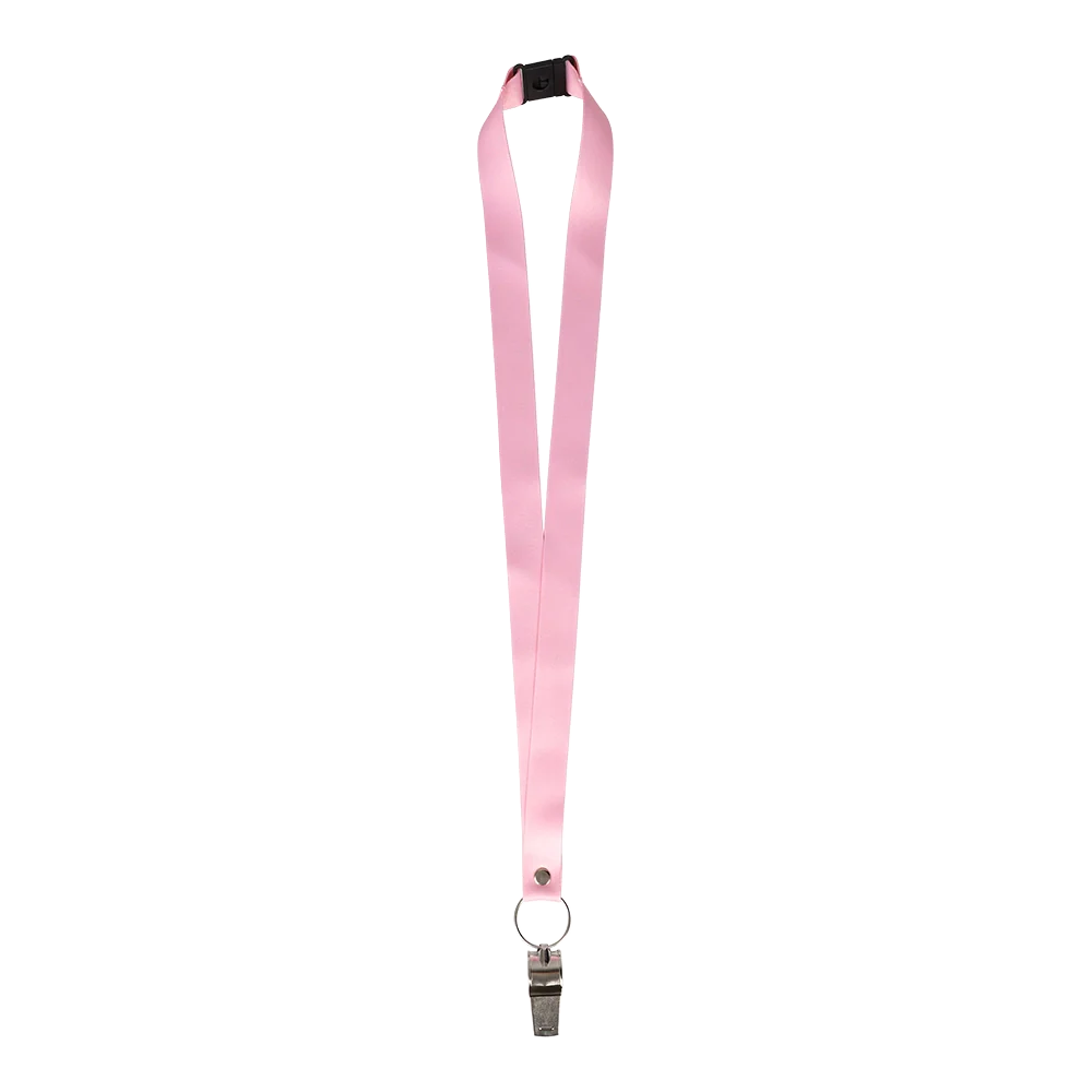 Nyckelband med visselpipa rosa
