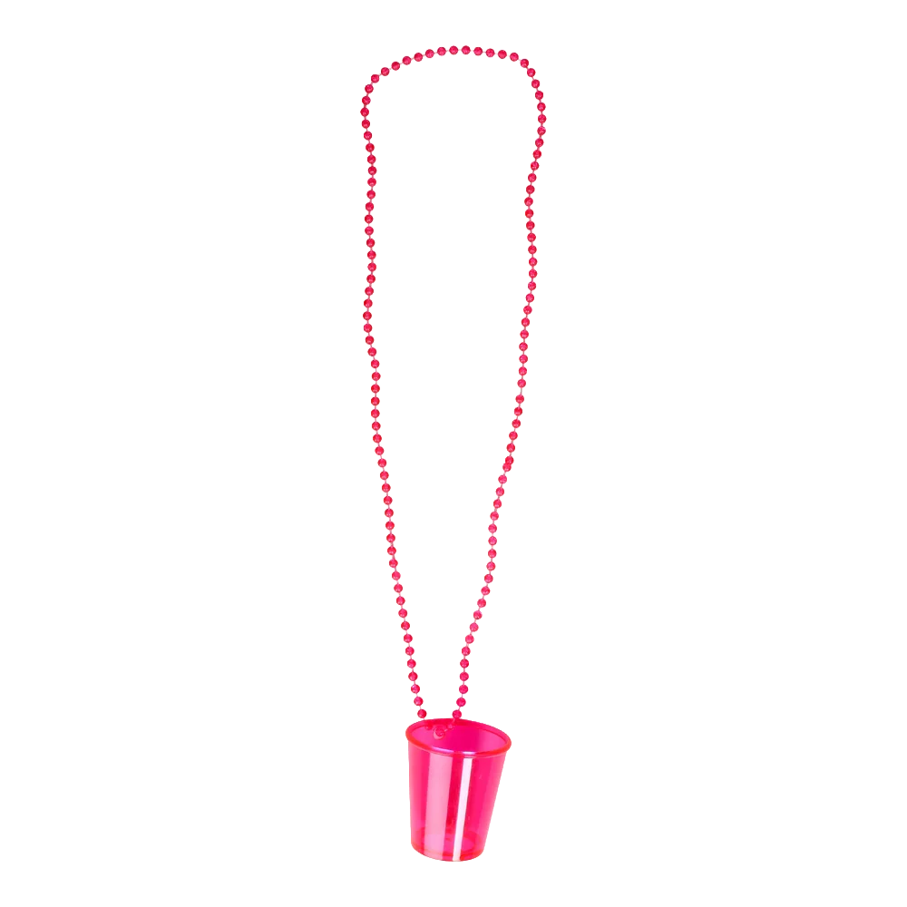 Shotglas Halsband ljusrosa